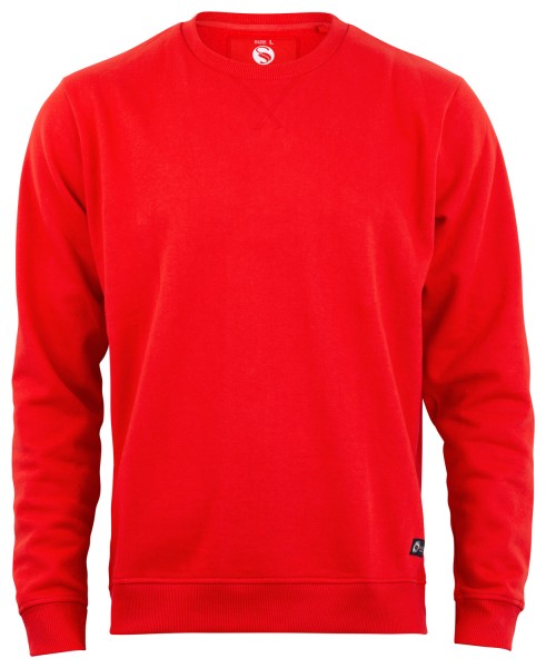 Herren Sweatshirt Rundhals-Sweater - Pullover | Innen angeraut