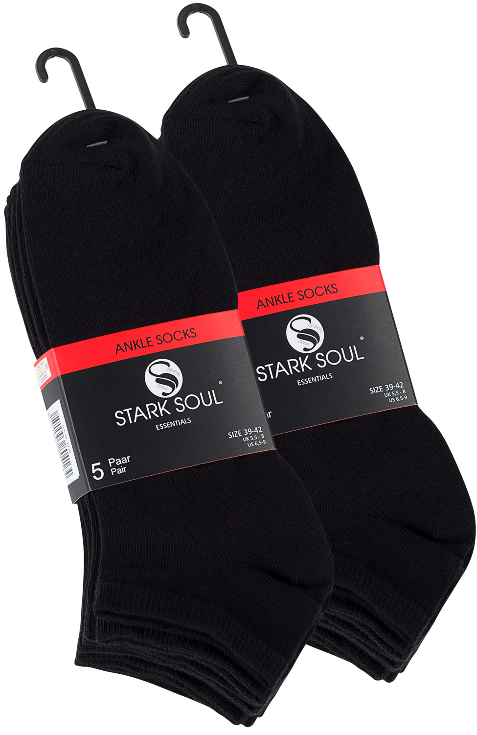 10 Paar Sneaker-Socken, International Stark Soul -Essentials - Baumwolle 